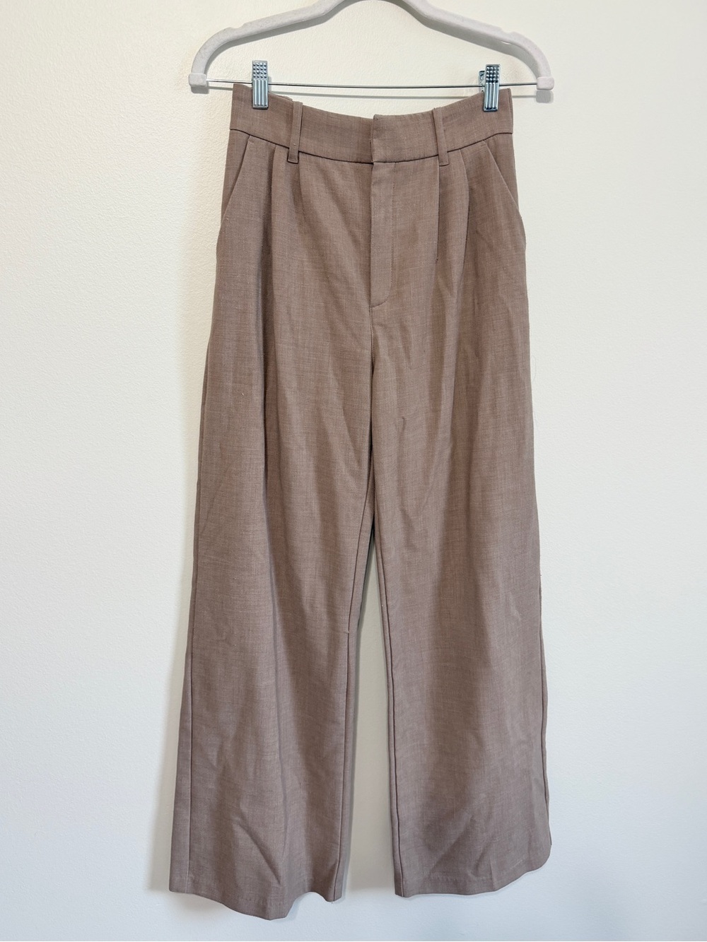 Abercrombie & Fitch Sloane Tailored Pant Light Brown Size Small A&F - Picture 2 of 7